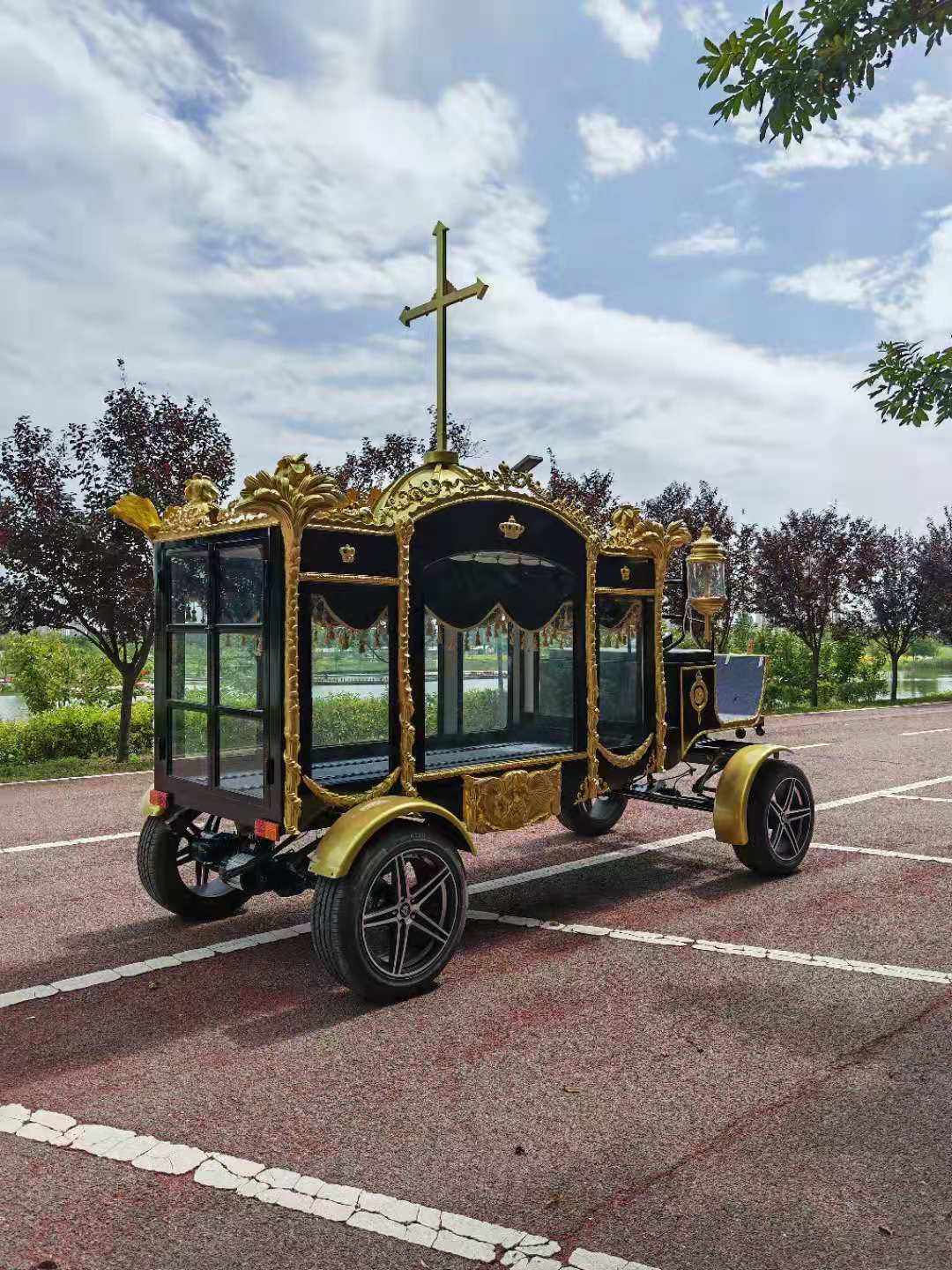 funeral coffin carriage manufacturer electric chuck wagon for funeral