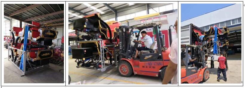 horse carriage packing process